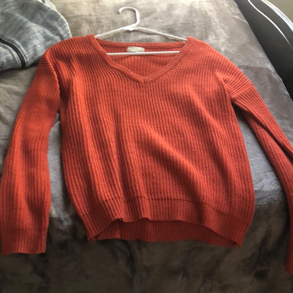 Orange cardigan